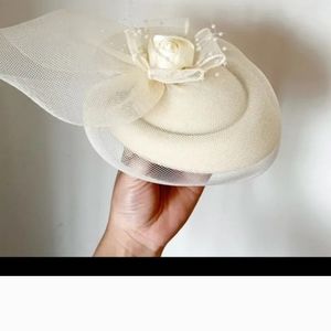 Cream Fascinator Hat